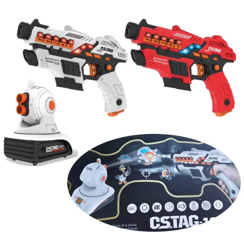 Laser Tag Set Kids - CSTAG Set Senjata Permainan Menembak Proyektor