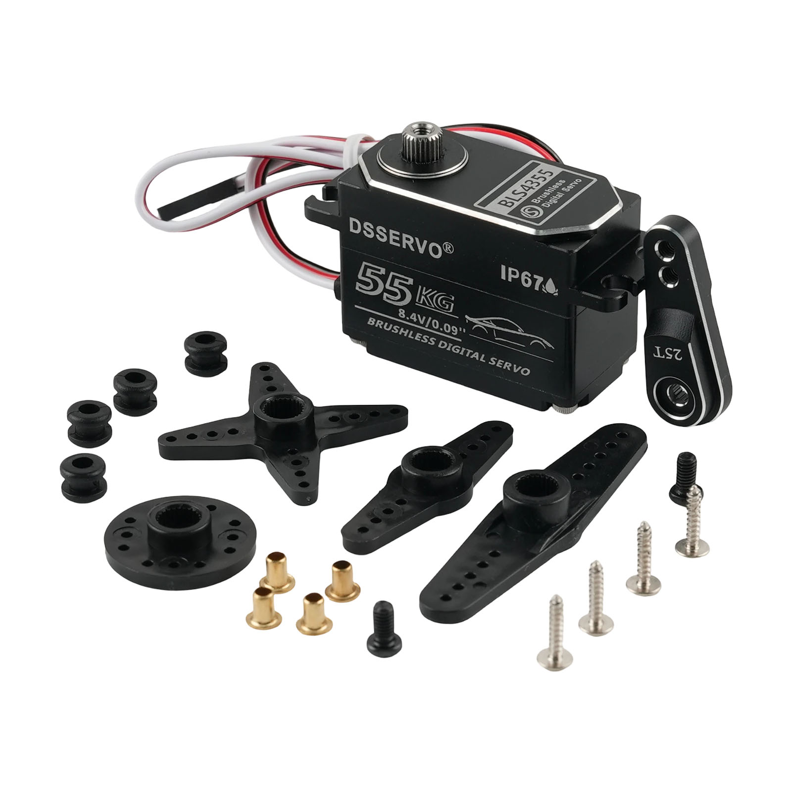 Kids Toys Remote Car - Dsservo BLS4355 55KG Servo Digital Brushless