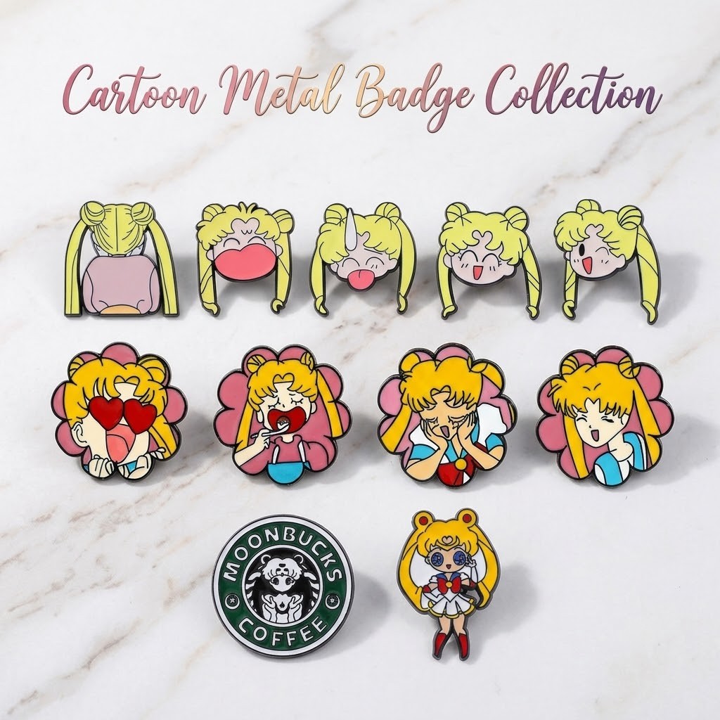 Kids Toys Unique - Bros Pin Enamel Kartun Unik Bergaya