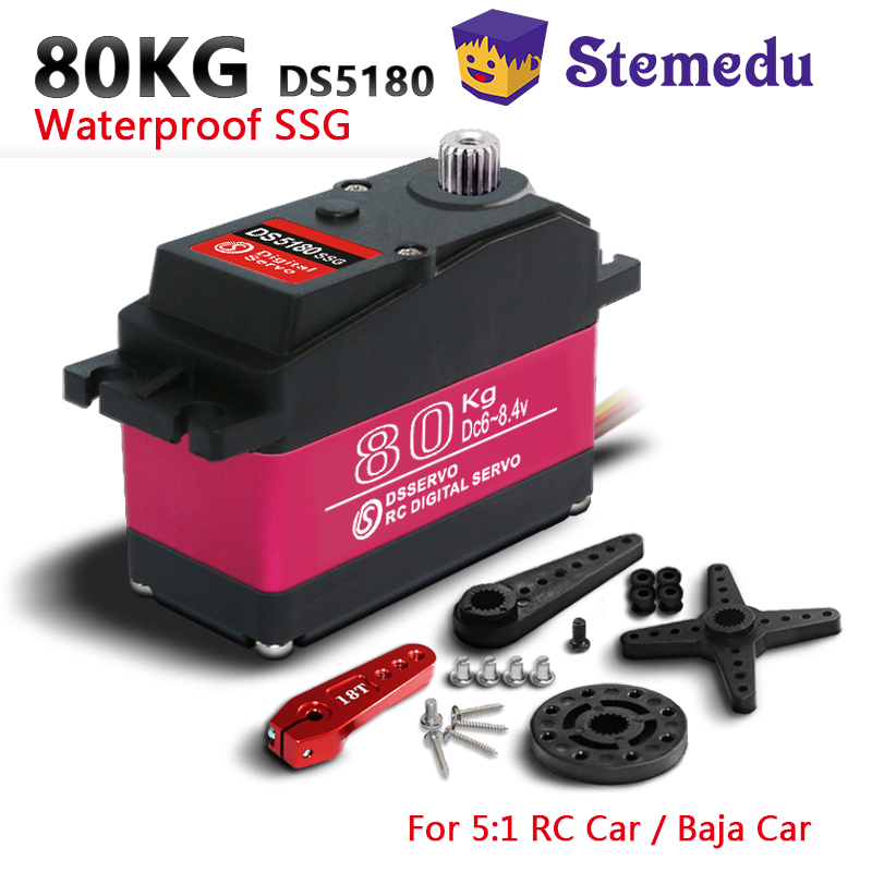 Kids Toys Remote Car - Dsservo tahan air DS5180 80KG Torsi
