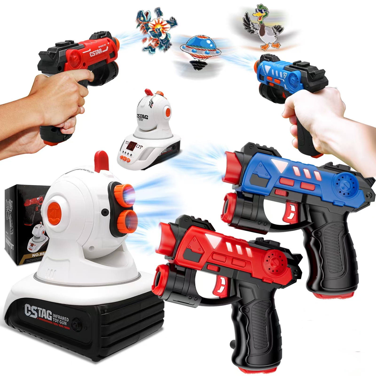 Laser Tag Set Kids - CSTAG Permainan Menembak Berburu Bebek Mainan