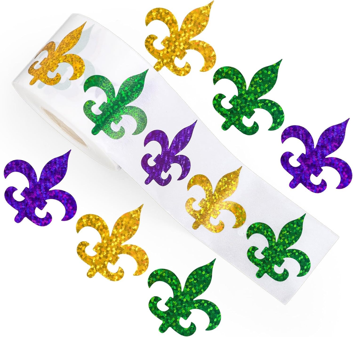 Laser Tag Set Kids - 500 Buah Stiker Mardi Gras untuk