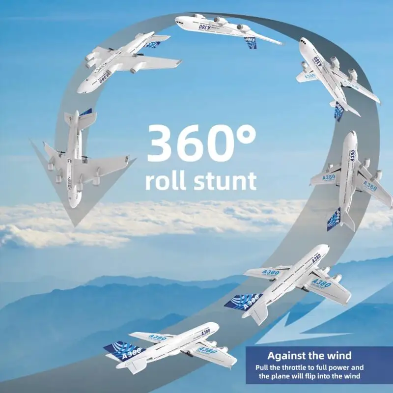 Pesawat Terbang RC A380 2.4G B - Kid Toys And More ulasan dan harga