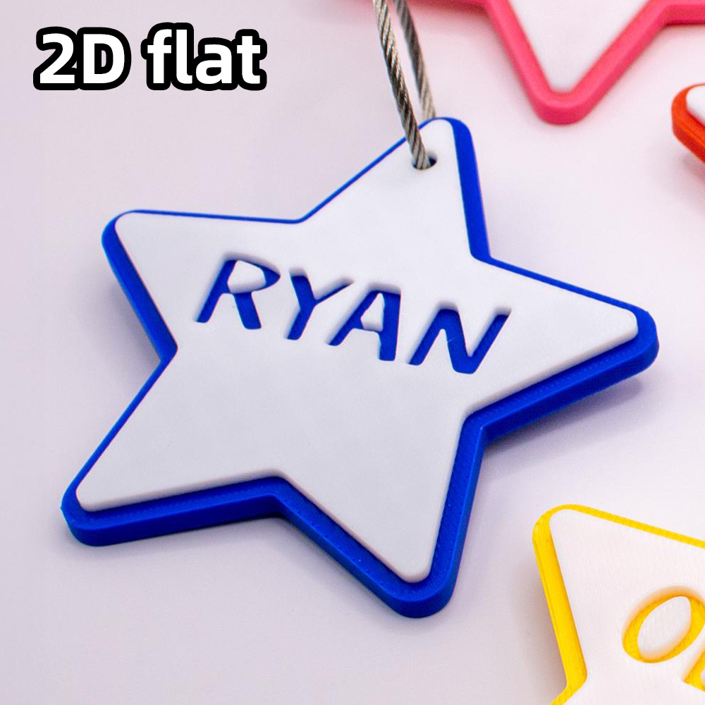 1 Buah Gantungan Kunci Nama 3D - Laser Tag Set Kids ulasan dan harga