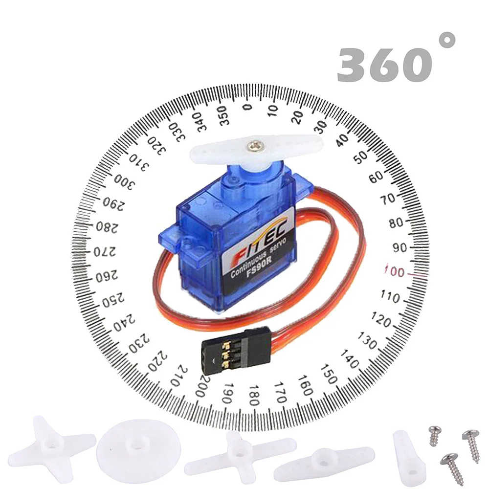 Feetech Mini FS90R mikro Servo - Kids Toys Remote Car ulasan dan harga