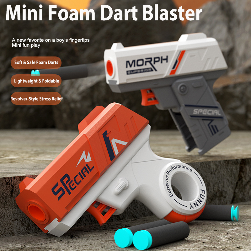 2 Paket Set Pistol Mainan Mini - Foam Dart Gun ulasan dan harga