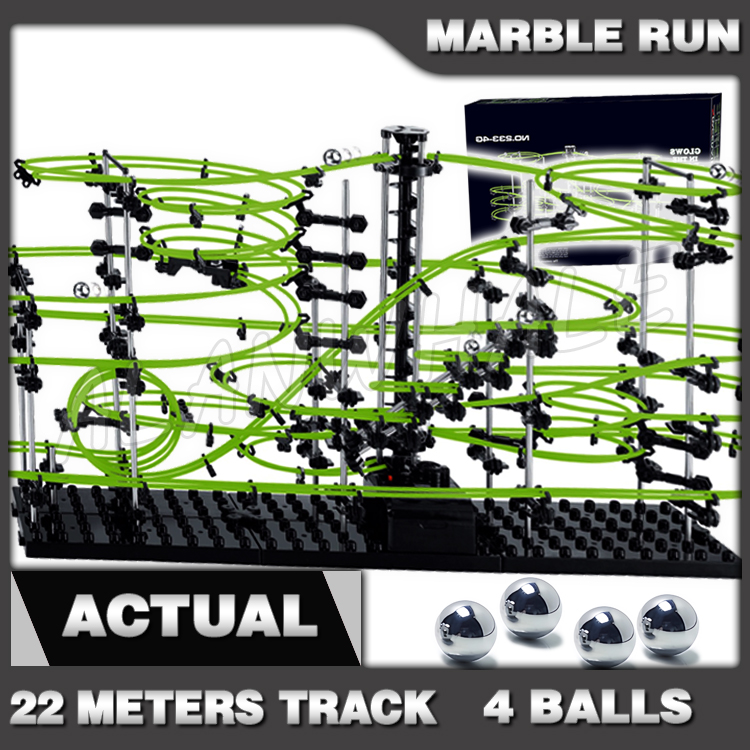 Model Kereta Luncur Marmer 220 - Marble Run Set ulasan dan harga