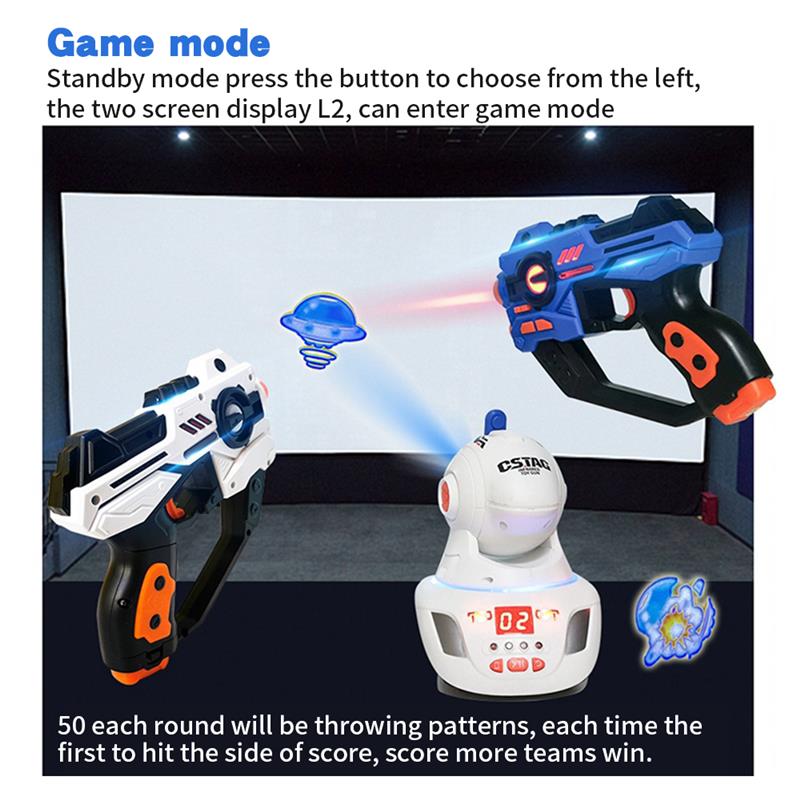 Pistol mainan label Laser elek - Laser Tag Set Kids ulasan dan harga