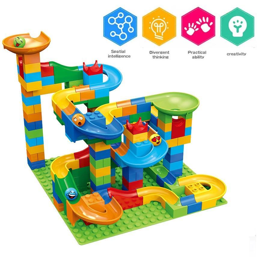 Anak-anak Puzzle marmer balap  - Marble Run Set ulasan dan harga