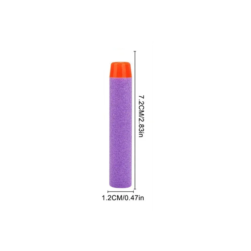 23KPurple Peluru Kepala Bulat  - Foam Dart Gun ulasan dan harga