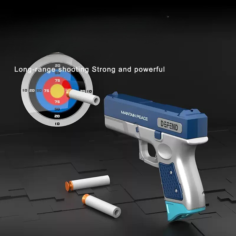 Peluncur Dart Lunak Pistol Mai - Foam Dart Gun ulasan dan harga