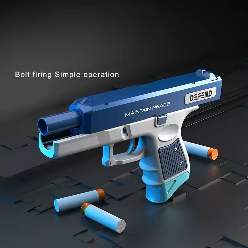 Peluncur Dart Lunak Pistol Mai - Foam Dart Gun ulasan dan harga