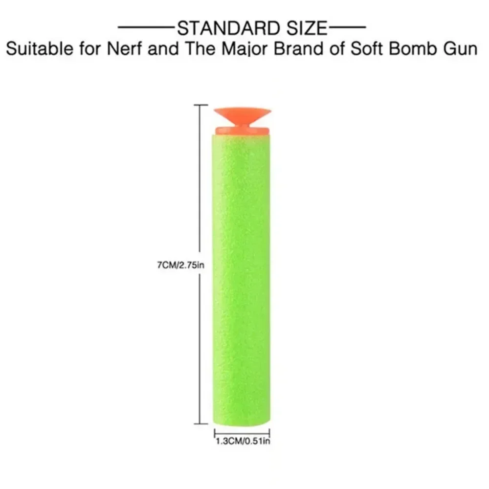 7.2cm 100/1000pcs Anak Panah U - Foam Dart Gun ulasan dan harga
