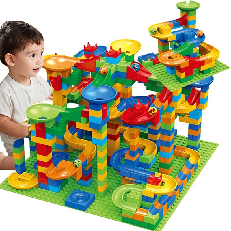 84-504 buah balap Marmer blok  - Marble Run Set ulasan dan harga