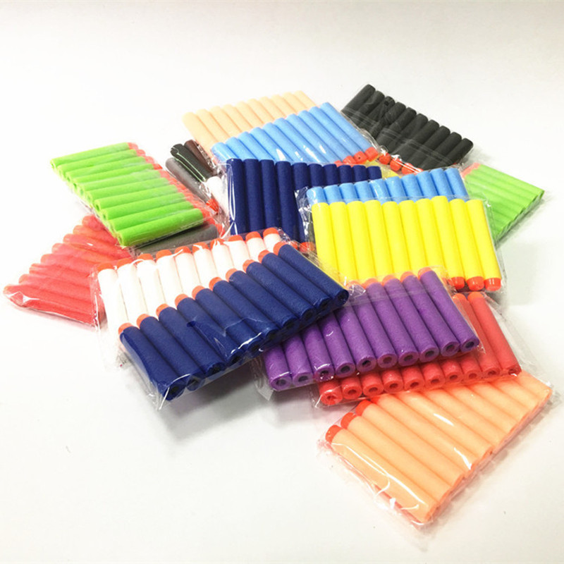100 Buah Peluru Kepala Bulat 7 - Foam Dart Gun ulasan dan harga