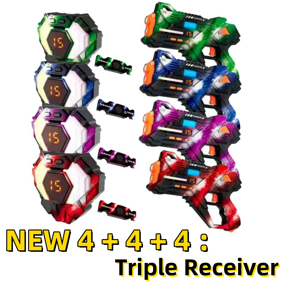 CSTAG 4X4X4 Set Senjata Tag La - Laser Tag Set Kids ulasan dan harga