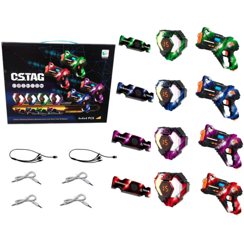 CSTAG 4X4X4 Set Senjata Tag La - Laser Tag Set Kids ulasan dan harga