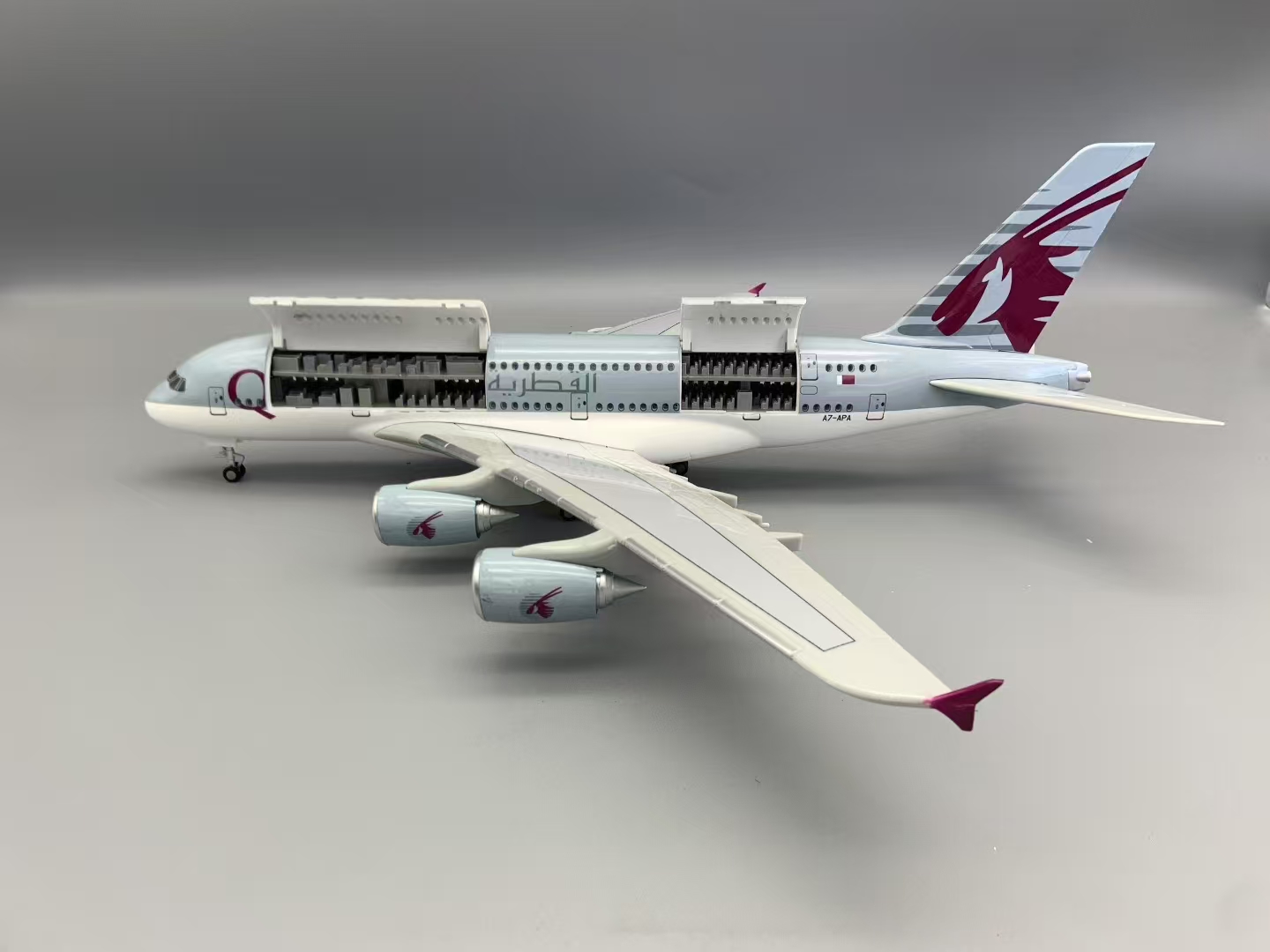 Model Pesawat Qatar Airways A3 - Kids Toys Qatar ulasan dan harga