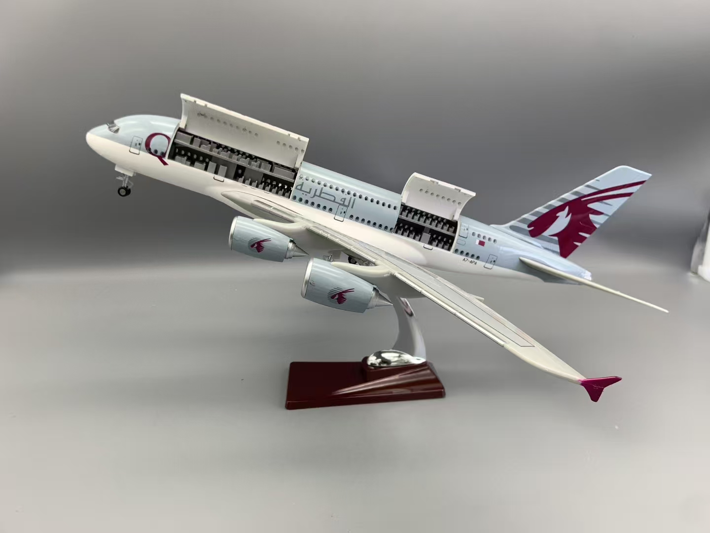 Model Pesawat Qatar Airways A3 - Kids Toys Qatar ulasan dan harga