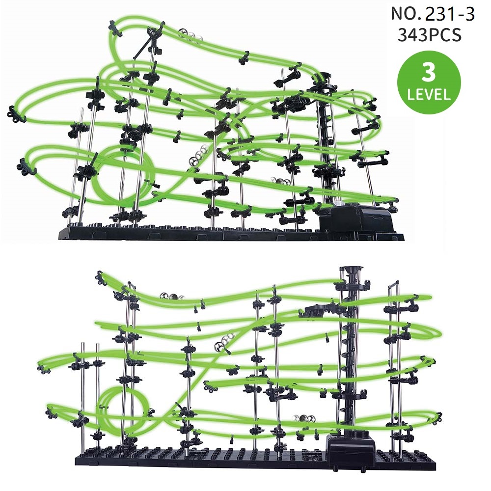Permainan Jalur balap labirin  - Marble Run Set ulasan dan harga