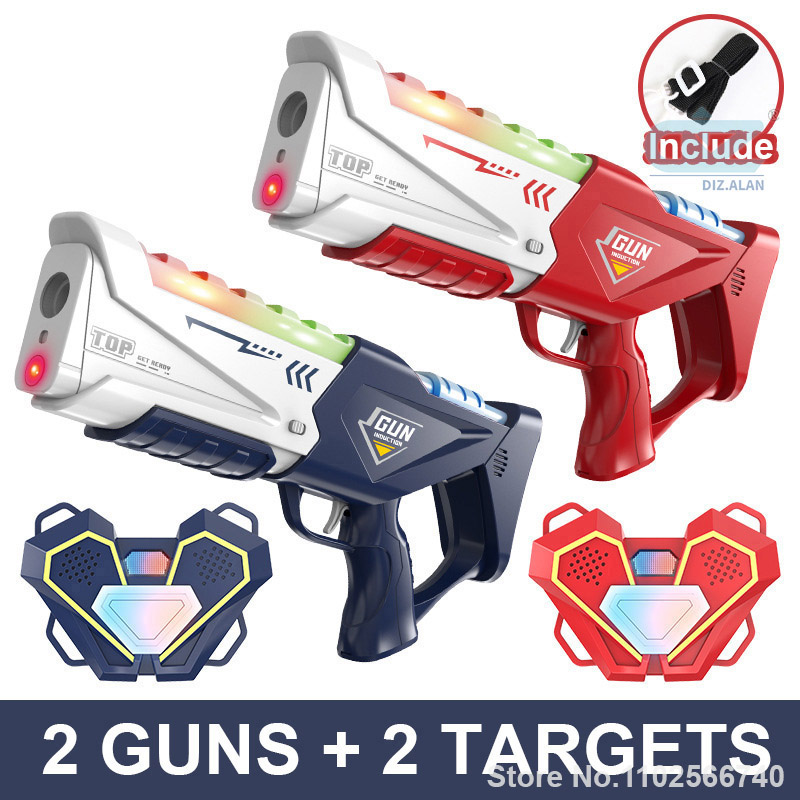 Pistol Mainan Infrared 35CM un - Laser Tag Set Kids ulasan dan harga